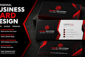design a professional business card and visiting card