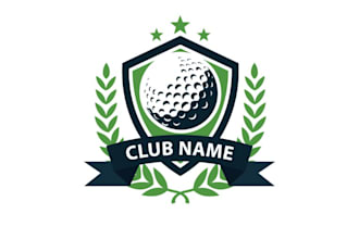 design a modern and unique golf sports logo for your brand