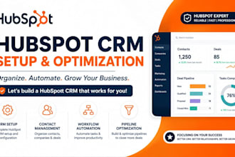 set up and customize hubspot CRM for your business