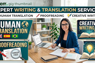 translate, humanize and proofread portuguese texts with creativity