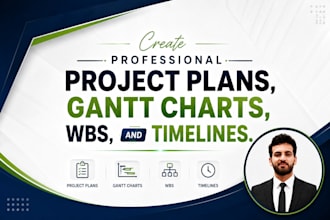 create professional project plans, gantt charts, wbs, and timelines