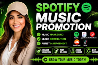spotify distribution, music marketing, music distribution, artist management