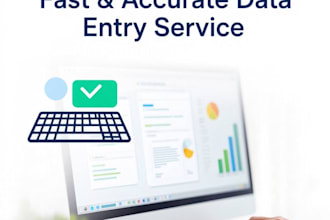 do fast and accurate data entry, excel, pdf to excel work