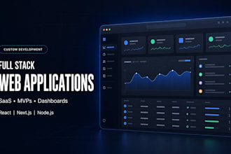 build a custom full stack web application or saas with react and node js