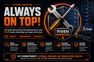 fix or maintain your fivem server