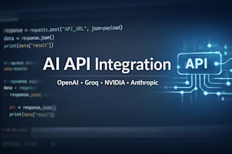 integrate ai apis into your website or application