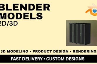 create blender models for you