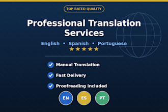 provide multilingual customer support in english, spanish, and portuguese