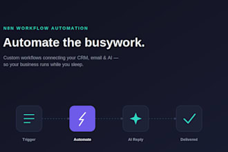 set up n8n automation integrating your CRM email app
