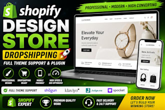 do shopify store design shopify ecommerce store  shopify dropshipping
