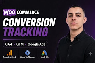 setup woocommerce conversion tracking ga4