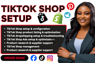 setup tik tok shop, tiktok shop manager, tiktok shop ads,fix tiktok dropshipping