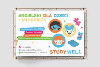 design eye catching billboard, signage, and stand design