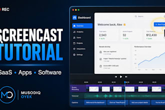 create screencast tutorial and screencasting video for app or software