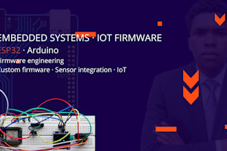 develop esp32, esp8266 and arduino embedded firmware