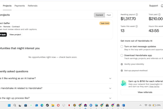 manage your handshake ai, mercor, outlier and prolific