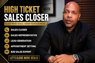 uk sales closer sales representative sales lead generation appointments settings