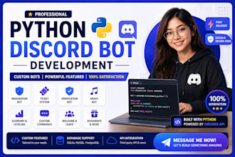 build a professional python discord bot for your server