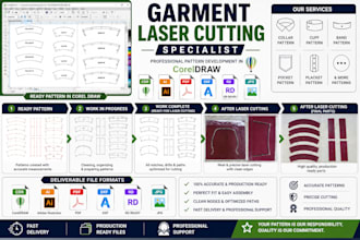 create garment laser cutting patterns in coreldraw