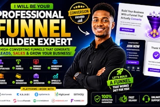 do clickfunnels sales funnel systeme io gohighlevel funnelish kajabi funnel page