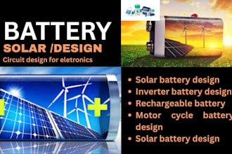 design a custom battery charger or bms battery