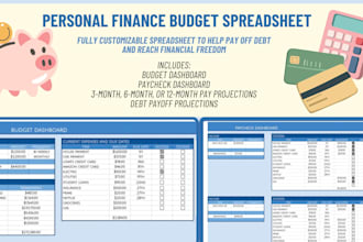 create a budget tracking spreadsheet