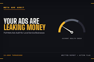 audit your meta ads account and give you a clear fix it action plan