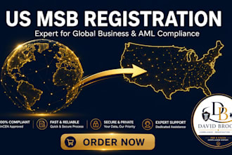 handle fincen msb registration and aml program for foreign businesses