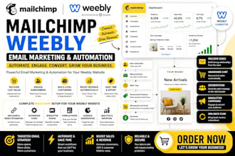 setup mailchimp weebly marketing weebly email automation and weebly email funnel