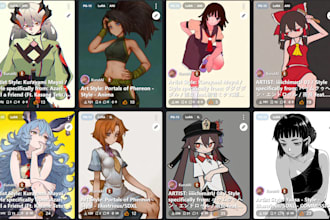 train an illustrious or anima style lora