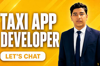 develop taxi booking app and ride sharing app using flutter