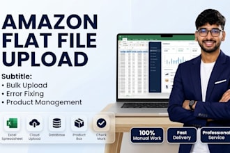 upload amazon products using flat files