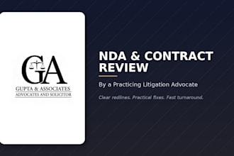 review your nda and flag legal issues