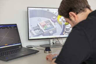design and 3d model your part in cad as step and stl files