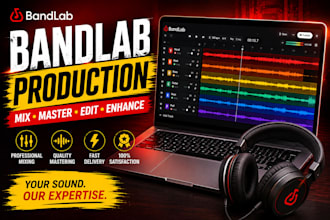 mix and master your bandlab project and create custom preset
