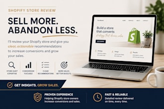 review your shopify store and improve sales