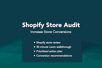 review your shopify store and improve sales