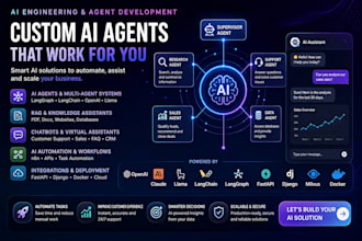 build ai agents, multi agent systems, rag chatbots and llm applications