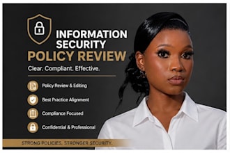 review your information security policies and procedures