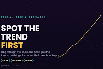 research and analyze social media trends for your brand
