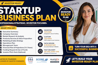 be your startup business plan consultant for funding success
