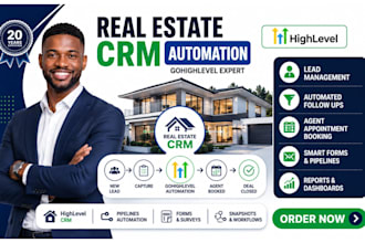 design real estate crm gohighlevel automation wise agent appointment book