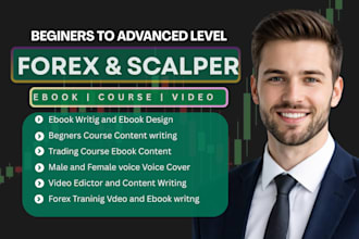 create  forex trading content scalper course writing ebooks writing course video