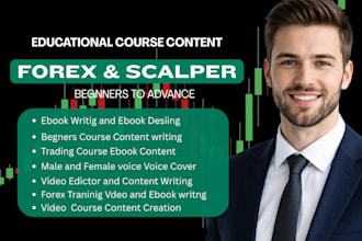 create  forex trading content scalper course writing ebooks writing course video