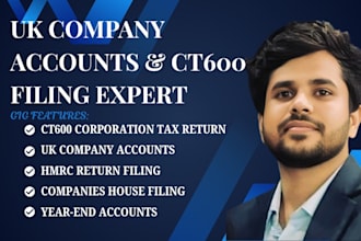 file corporate tax return ct600, UK company account and hmrc return