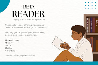 be your beta reader and story partner