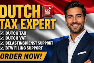 do dutch tax return, vat, income tax, corporate tax, bookkeeping for businesses