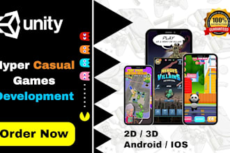 make an addictive hyper casual mobile game in unity