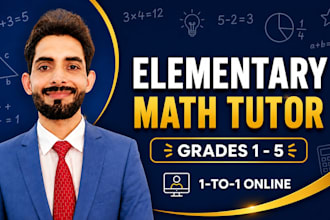 tutor elementary math for grades 1 to 5