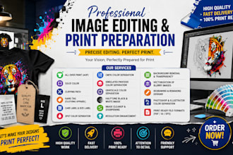 professional color separation and vectorizing for screen printing
